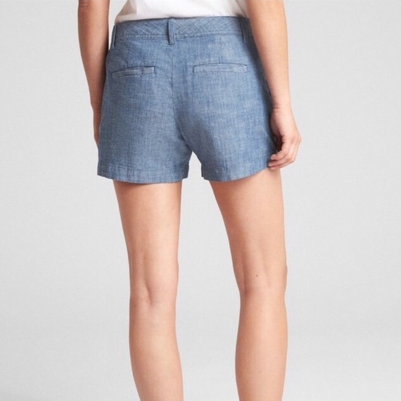 Chambray Shorts - Picture 2 of 6